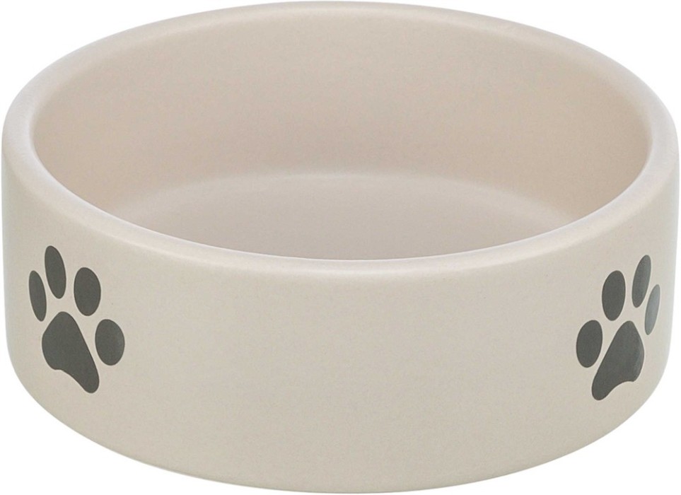 Trixie Keramikskål Grå Med Tass 300ml